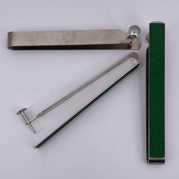Set of 3 Vintage Metal ORCO 9" Tack It Pattern Markers Sewing Crafting Ohio USA - Picture 11 of 11